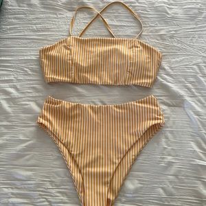 Adorable striped bikini by Shein ☀️